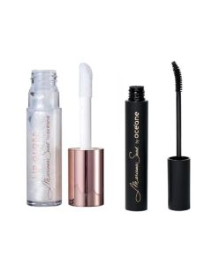 LIP GLOSS LUST BRILHO LABIAL+ MÁSCARA PARA CÍLIOS PRETA ALL DAY LASHES 38%